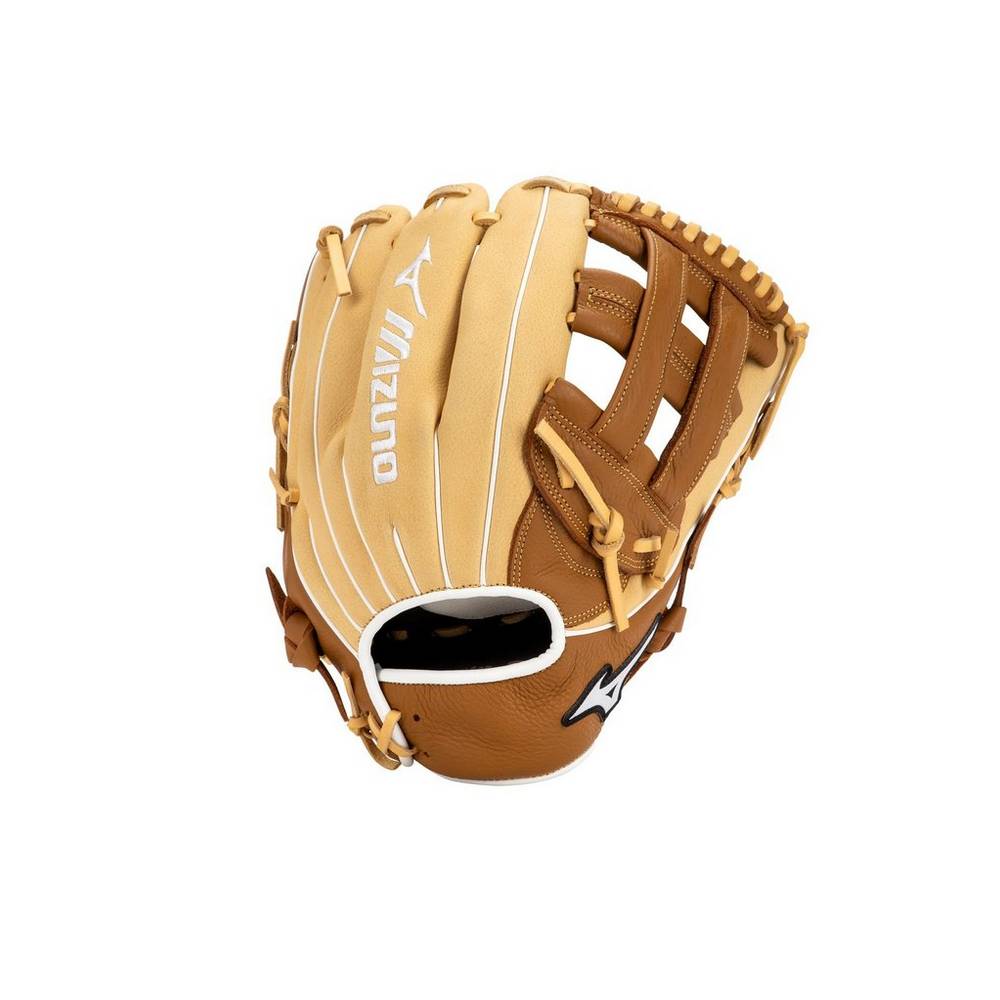 Damske Rukavice Mizuno Franchise Series Outfield 12.5" Baseball Hnede Vypredaj MCYN29045